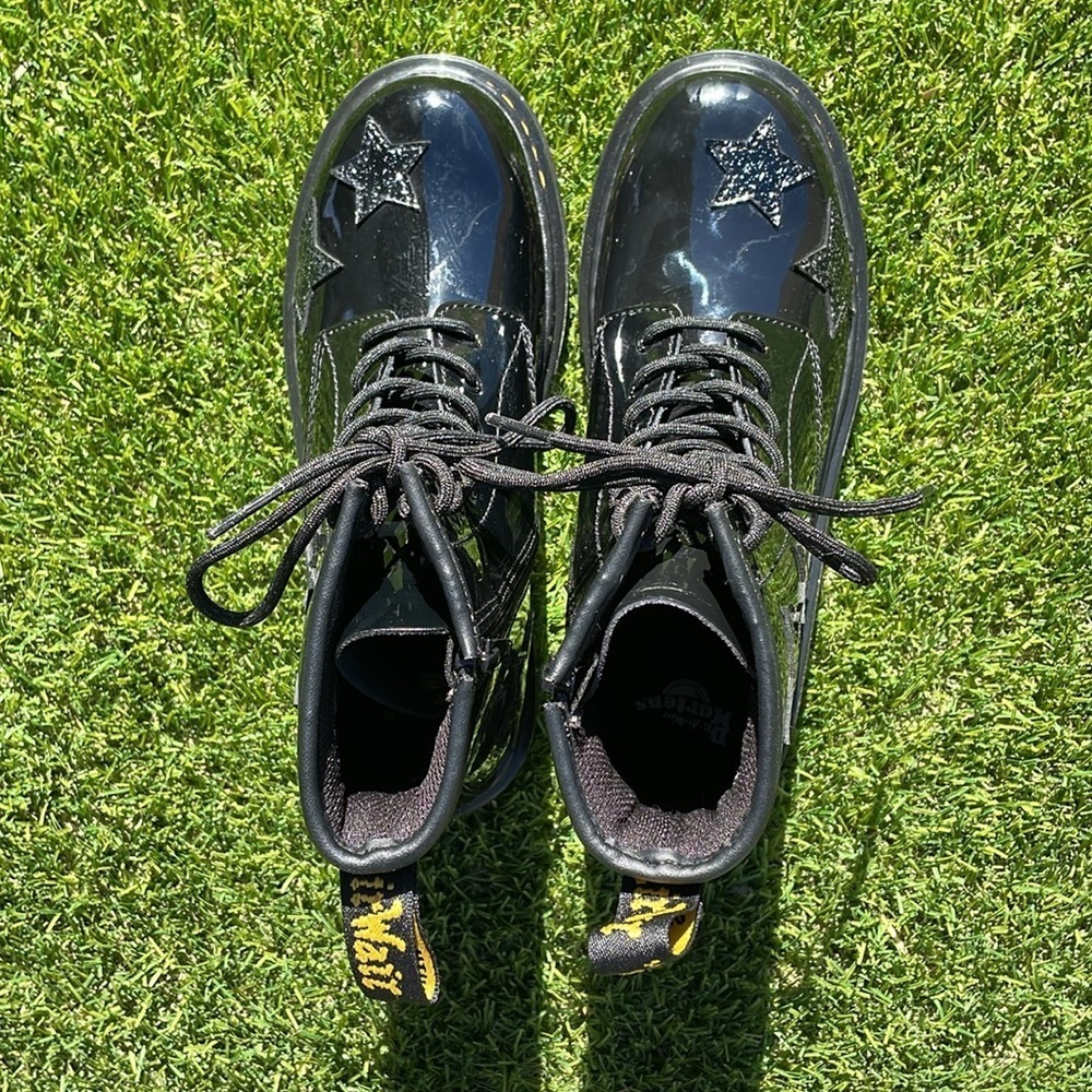 Dr. Martens Black Star Ankle Boots - Picture 12 of 15